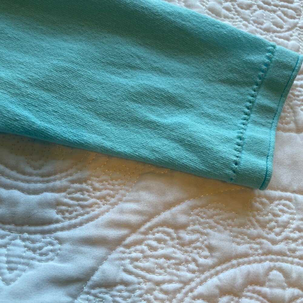 Chicos cardigan sweater button plus cami aqua blue  size 0 and 1 *READ* med set - Picture 6 of 12